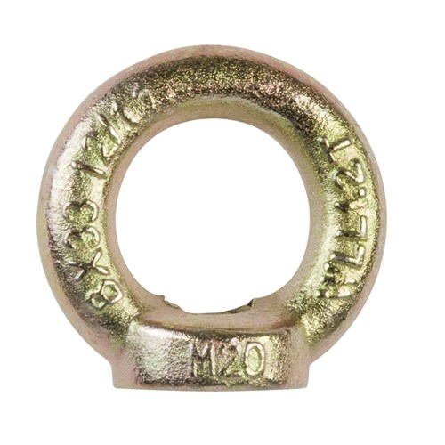 EYE NUT COLLARED ZINC M8 DIN582 (WLL 0.14 T)